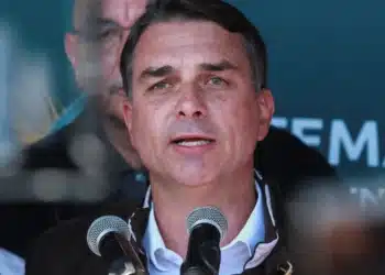 O senador e candidato à Presidência, Flávio Bolsonaro
Imagem: Diego Vara/Reuters