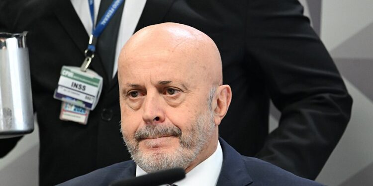 Antonio Carlos Camilo Antunes, o “Careca do INSS” Foto: Edilson Rodrigues/Agência Senado