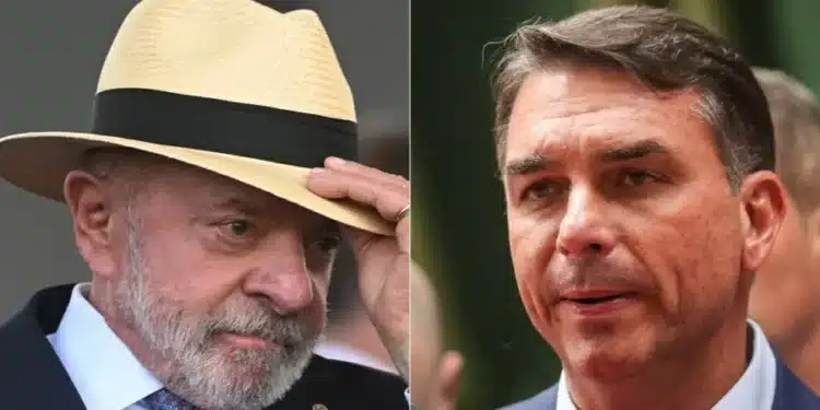 Lula e Flávio Bolsonaro concorrem à Presidência da República
Imagem: Lucio Tavora/Xinhua | Felipe Iruatã/Folhapress