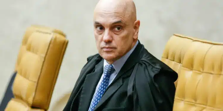 Ministro Alexandre de Moraes em sessão plenária do STF • Sophia Santos/STF