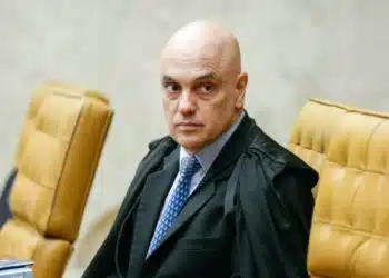 Ministro Alexandre de Moraes em sessão plenária do STF  • Sophia Santos/STF