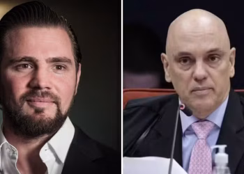 Daniel Vorcaro, dono do Banco Master, e Alexandre de Moraes, ministro do STF — Foto: Ana Paula Paiva/Valor/Agência O Globo e Rosinei Coutinho/STF