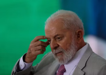 O presidente Luiz Inácio Lula da Silva em evento no Palácio do Planalto — Foto: Cristiano Mariz/Agência O Globo