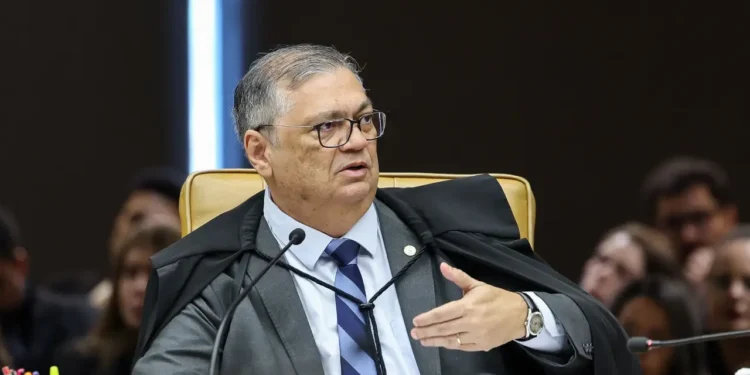 O ministro Flávio Dino, durante sessão do STF  (Victor Piemonte/STF)