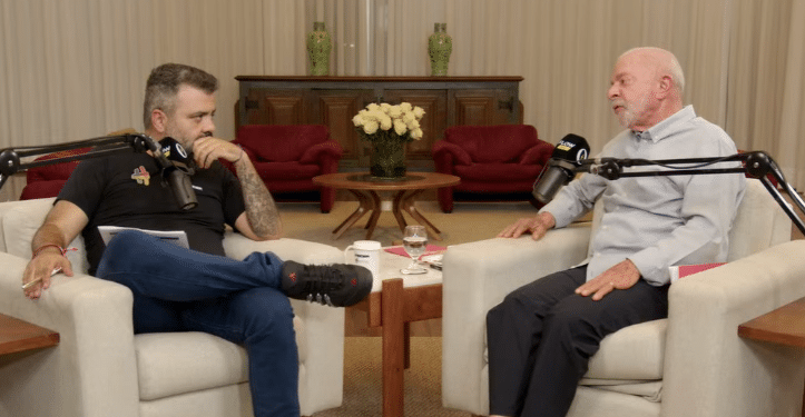 Lula no Flow Podcast Foto: YouTube Lula no Flow Podcast