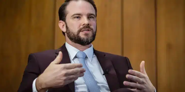 Dário Durigan: o ministro da Fazenda criticou a euforia do mercado com os resultados do primeiro turno da eleição em 2026 (Washington Costa/Ministério da Fazenda/Divulgação)