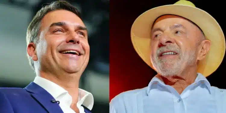 Flávio Bolsonaro (PL) e Luiz Inácio Lula da Silva (PT) vão disputar o segundo turno das eleições em 25 de outubro  • Divulgação