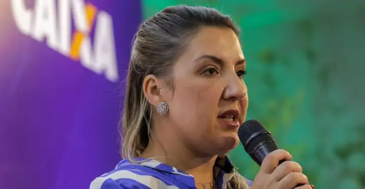 Daniella Marques e ex-presidente da Caixa Econômica Federal | Foto: Fabio Rodrigues-Pozzebom/Agência Brasil