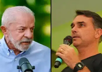 Lula (PT) e Flávio Bolsonaro (PL), candidatos à presidência da República (Foto 1: Ricardo Stuckert/Campanha | Foto 2: Charles Vieira/Campanha)