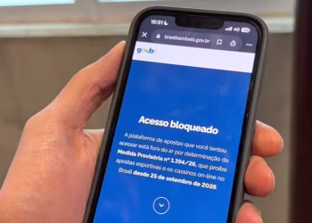 Acesso bloqueado Brasil Sem Bets bets site celular — Foto: Isabela Ortiz/g1