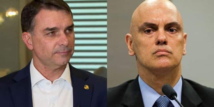Flávio Bolsonaro pede a Alexandre de Moraes a prisáo dimiciliar para o pai
Foto: Reprodução/ND Mais