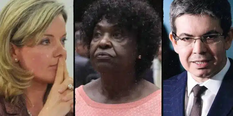 Gleisi, Benedita e Randolfe: liderancas petistas perdem espaco em 2027 | Foto: Montagem sobre reprodução/Redes sociais