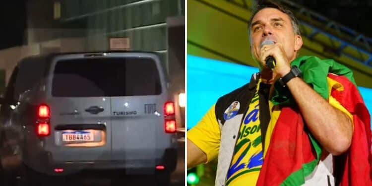 Imagens registram entrada de vans no aeroporto de Puerto Iguazú pouco antes da decolagem do avião que transportou o senador e seus familiares  |   Bnews - Divulgação Reprodução e Divulgação (Band News)